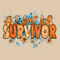 I Am A Survivor Orange Ribbon Kidney Cancer Heavyweight Sweatshirt | Teevron