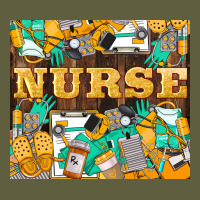 Green And Yellow Nurse Vintage Tee | Teevron