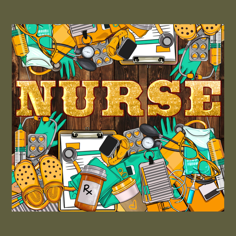 Green And Yellow Nurse Vintage Tee by LillyAllenDesigns | Teevron