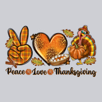 Peace Love Thanksgiving Heavyweight Sweatshirt | Teevron