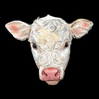 Charolais Calf Face Ladies Tee | Teevron
