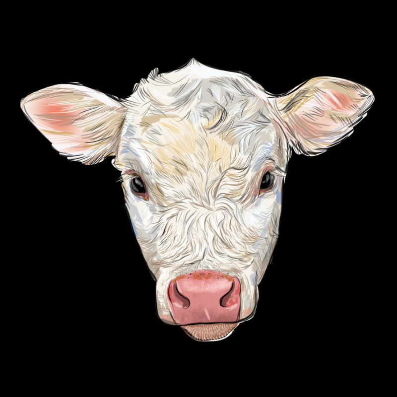 Charolais Calf Face Ladies Tee by LillyAllenDesigns | Teevron