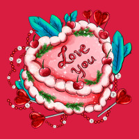 Valentines Day Cakes Olivia Creates Design Premium Hoodie | Teevron