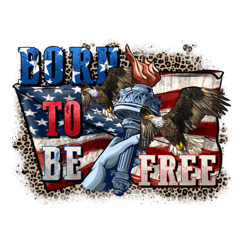Born To Be Free Zipper Hoodie by CowGirlArtShop | Teevron