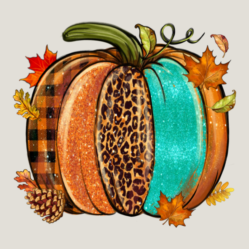 Fall Leopard Pumpkin Heavy Core Tee by NancyCooperArtShop | Teevron
