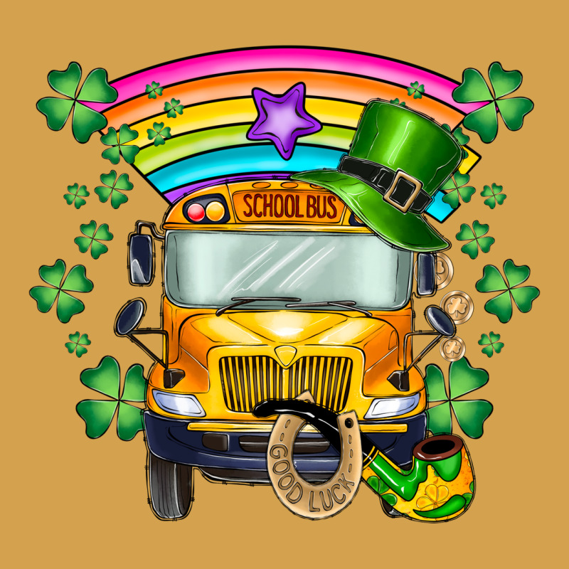 St. Patricks Day School Bus Urban Hoodie by SublimationCraftShop | Teevron