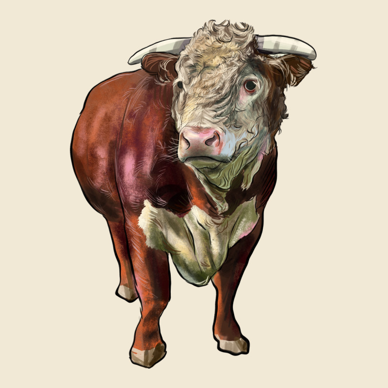 Hereford Bull Face Ladies Tee by LillyAllenDesigns | Teevron