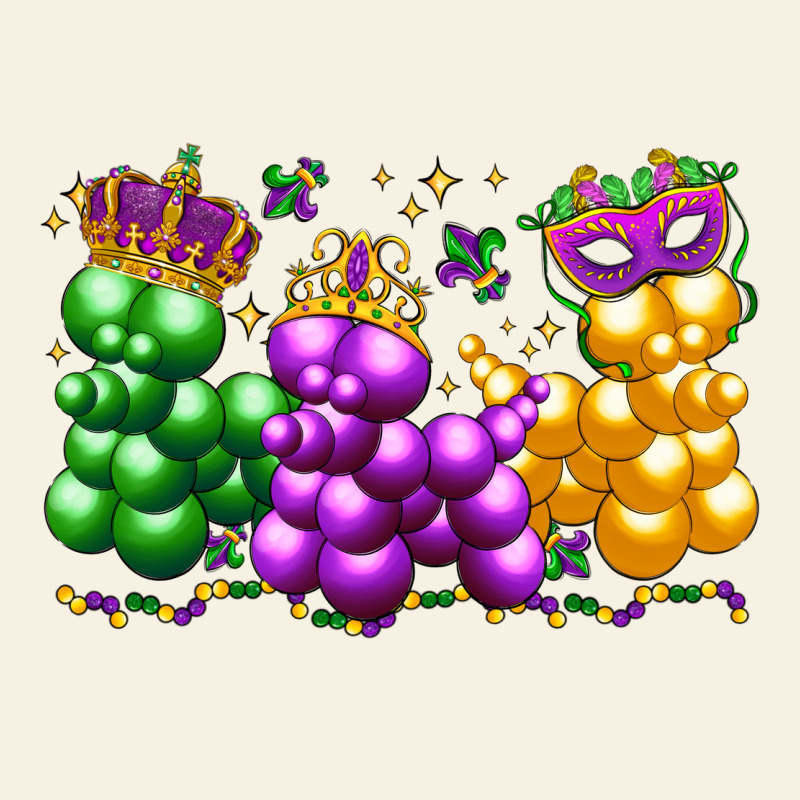 Mardi Gras Bead Dogs Vintage Tee by LillyAllenDesigns | Teevron