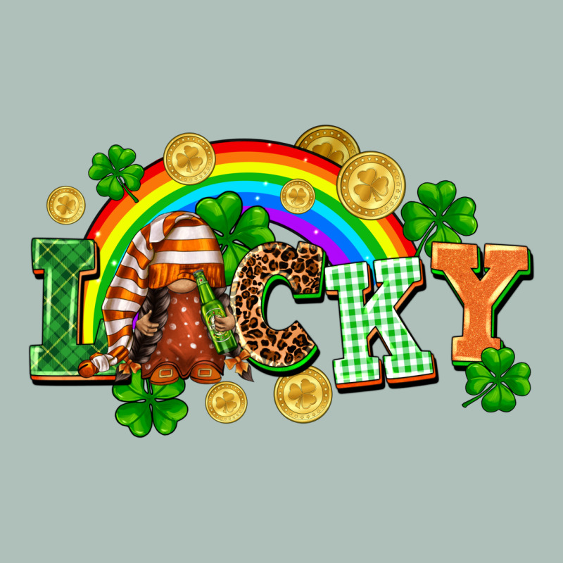 Lucky Gnome St. Patricks Day Heavyweight Hoodie by FaDigitalArtStudio | Teevron