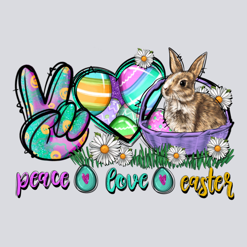 Peace Love Easter Day Zipper Hoodie by CowGirlArtShop | Teevron