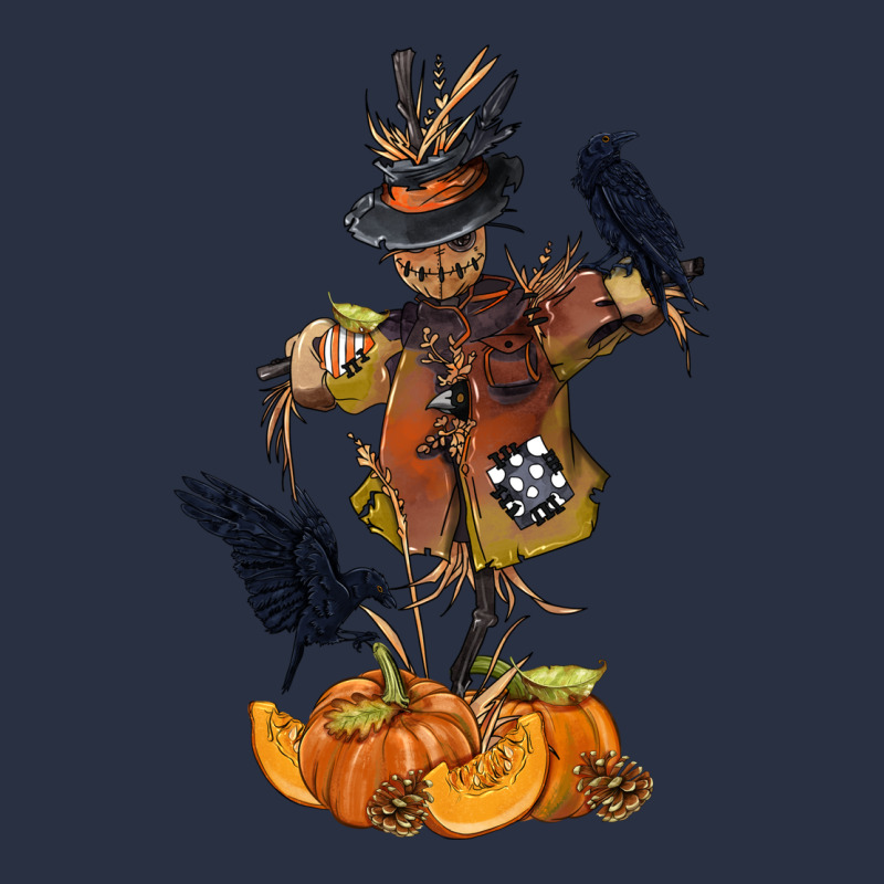 Scarecrow With Pumpkin Heavyweight Sweatshirt by texasbilliewilder | Teevron