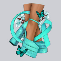 Ovarian Cancer Diva Teal Ribbon Heavyweight Sweatshirt | Teevron