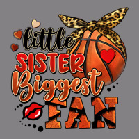 Little Sister Biggest Fan Basketball Heavyweight Hoodie | Teevron