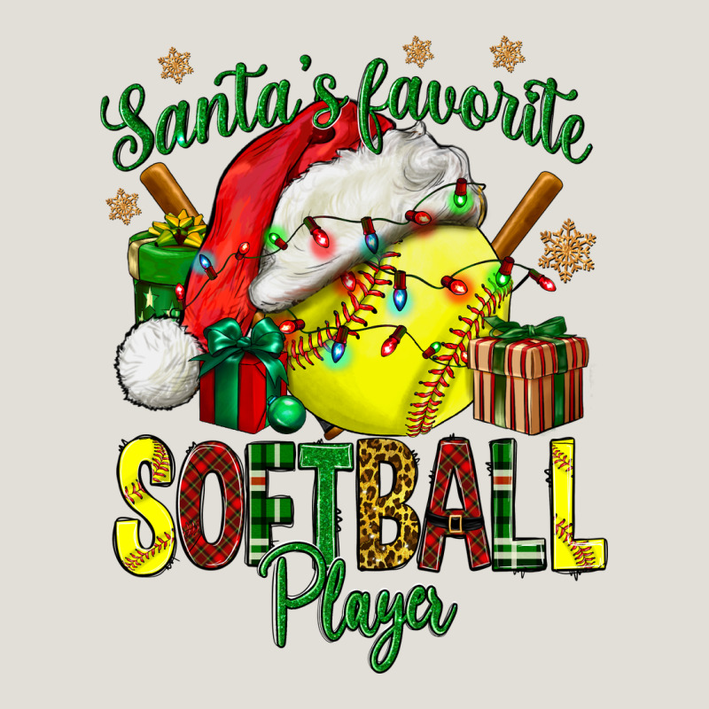 Santa's Favorite Softball Player Heavy Core Tee by NancyCooperArtShop | Teevron