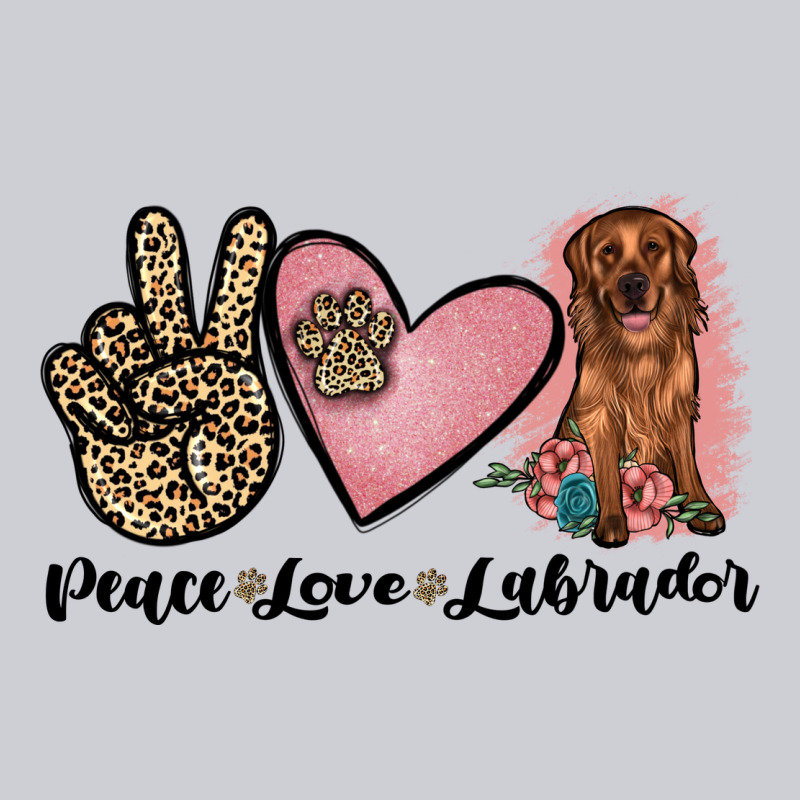 Peace Love Labrador Classic Tee by JahusDesignShop | Teevron