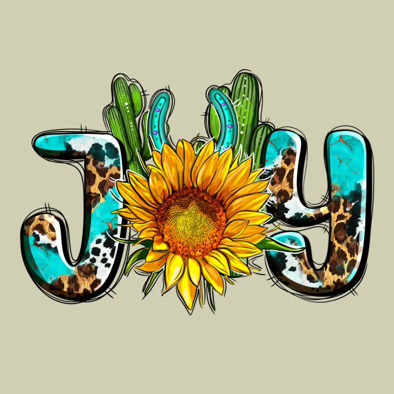 Joy With Sunflower And Cactus Ado Heavy Core Tee by AdoDesignShop | Teevron