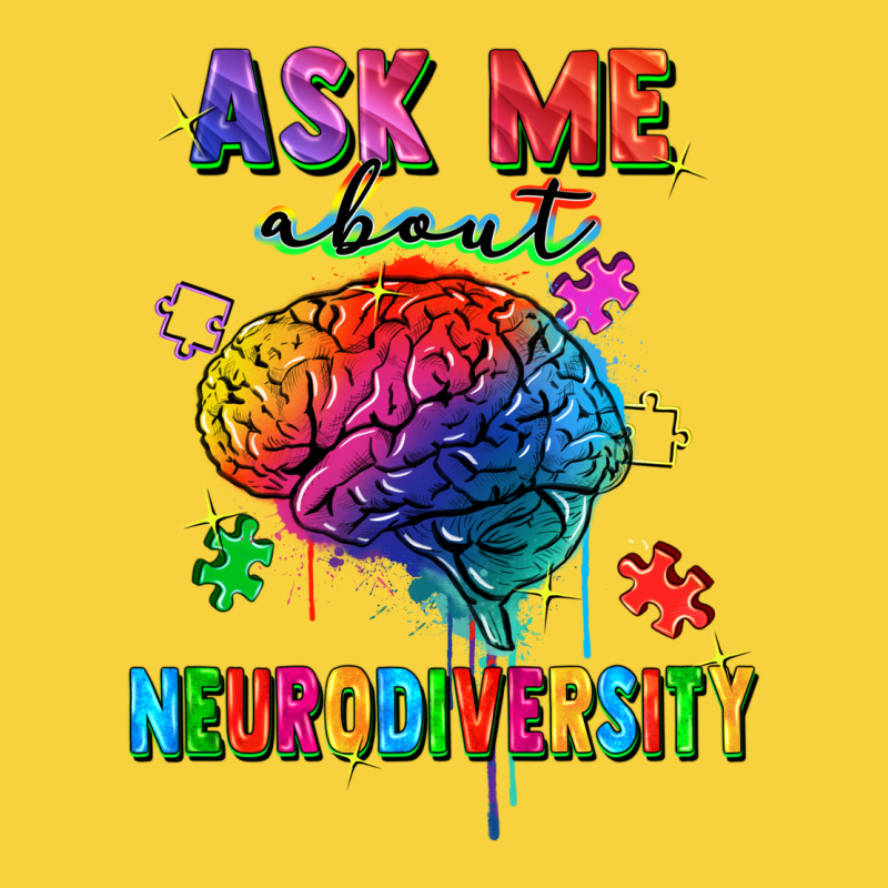 Ask Me About Neurodiversity Premium Sweatshirt by FaDigitalArtStudio | Teevron