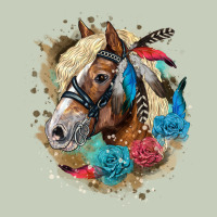 Haflinger Horse Floral Ladies Tee | Teevron