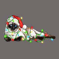 Christmas Siamese Cat Urban Heavy Tee | Teevron