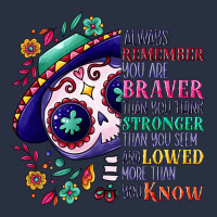 You Are Braver Than You Think Sugar Skull Heavyweight Sweatshirt | Teevron