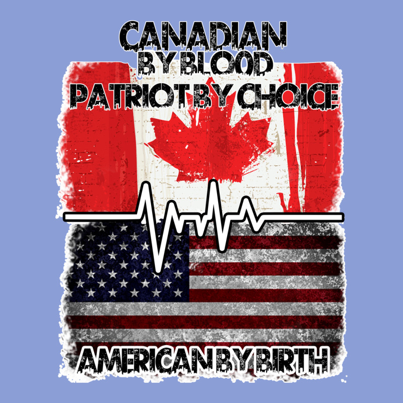 American By Birth Canadian By Blood Patriot By Choice Long Sleeve Tee by Bettercallsaul | Teevron