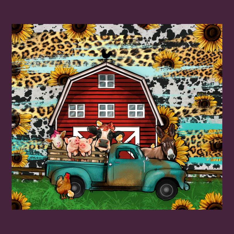 Farm Animals Red Barn Tumbler 20oz Long Sleeve Tee by Jasminsmagicworld | Teevron