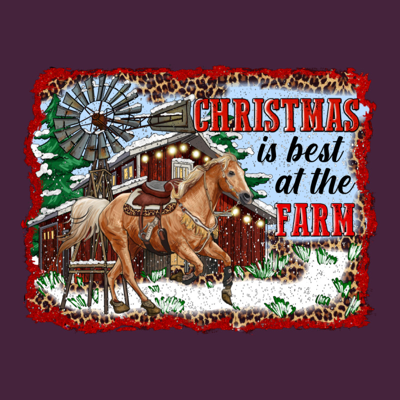 Christmas Is Best At The Farm Long Sleeve Tee by RanaPortraitStore | Teevron
