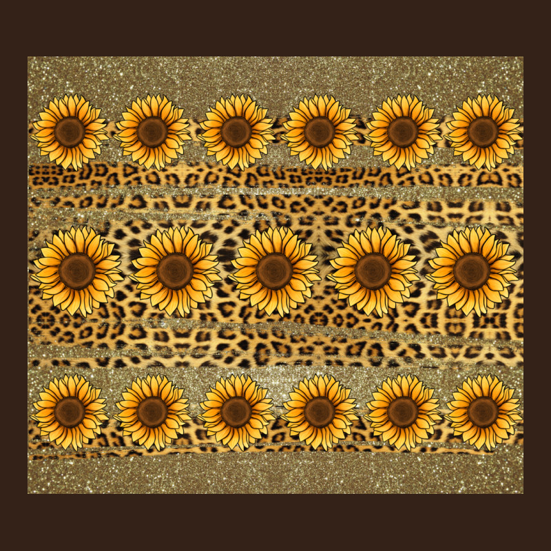 Leopard Glitter Sunflower Tumbler Heavy Core Tee by Jasminsmagicworld | Teevron