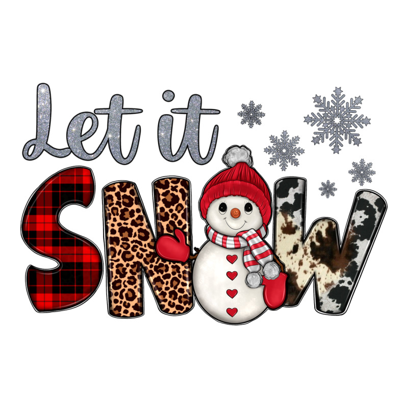 Let It Snow Snowman Premium Tee by JahusDesignShop | Teevron