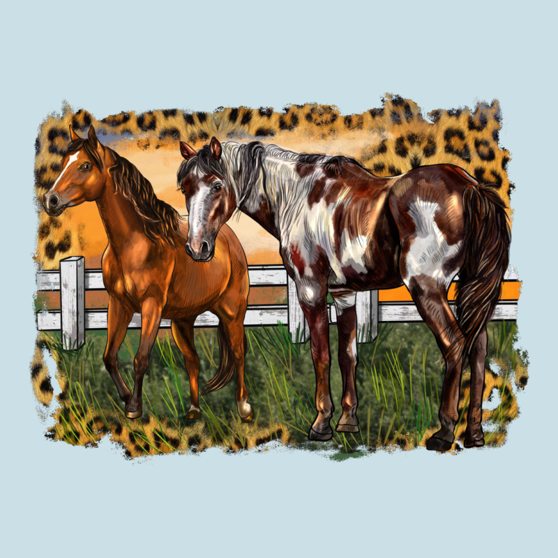 2 Horses At The Ranch Ladies Tee by LillyAllenDesigns | Teevron