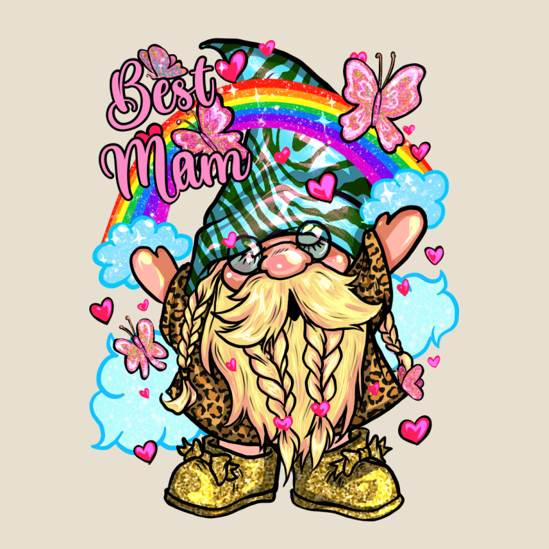 Best Mom Gnome Rainbow Clouds Butterfly Glitter Urban Heavy Tee by LillyAllenDesigns | Teevron