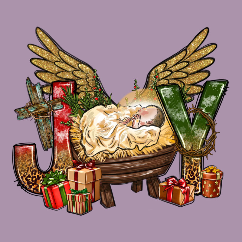 Joy Christmas With Baby Jesus Bbs Heavyweight Hoodie by BundleAndBundleShop | Teevron