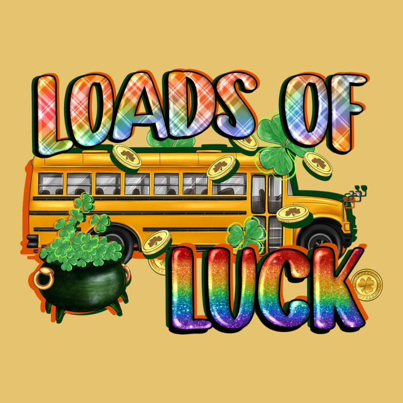 Loads Of Luck With School Bus St. Patrick's Day Premium Sweatshirt by FaDigitalArtStudio | Teevron