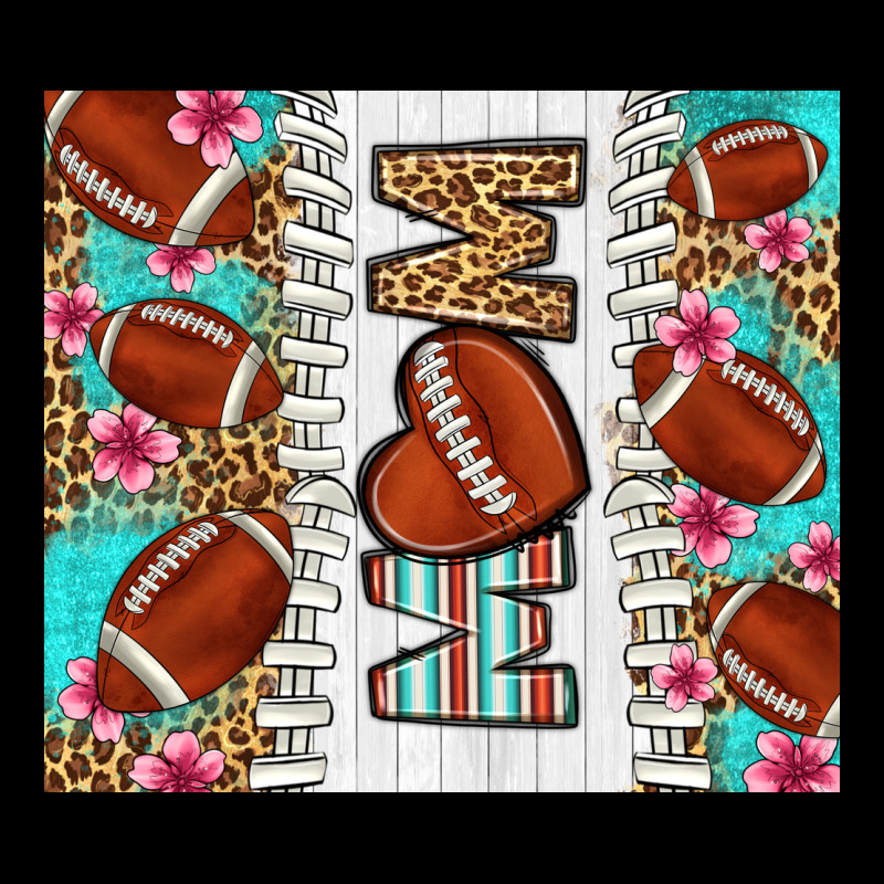 American Football Mom Urban Heavy Tee by LillyAllenDesigns | Teevron
