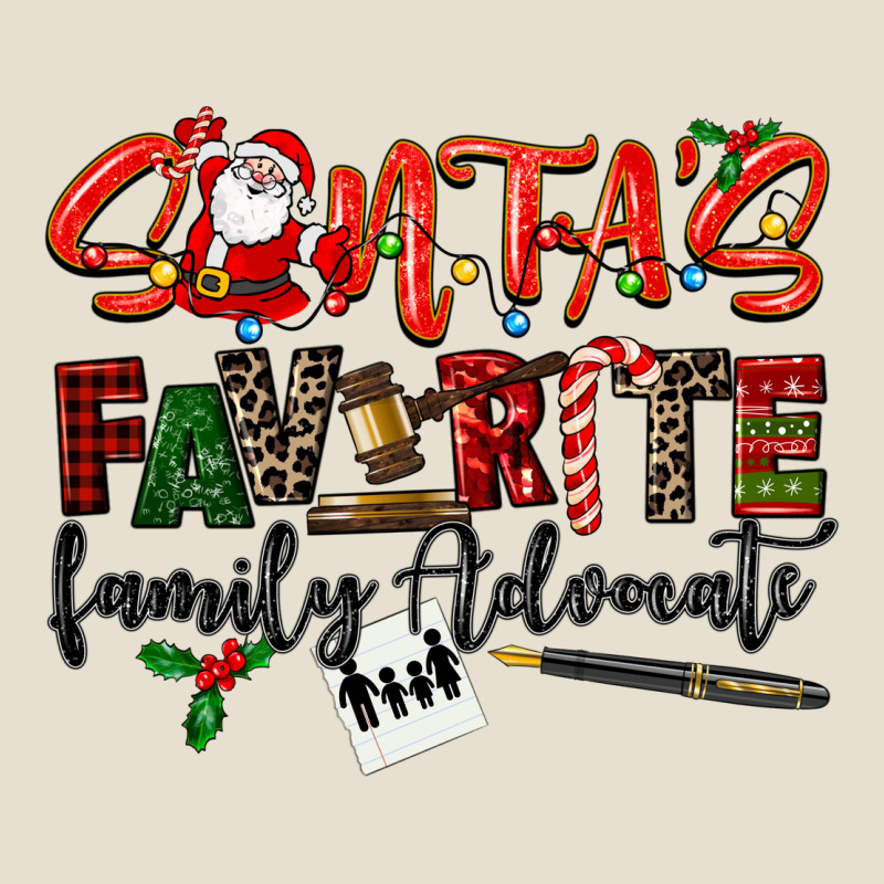 Santa's Favorite Family Advocate Urban Heavy Tee by LillyAllenDesigns | Teevron