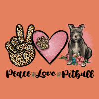 Peace Love Pitbull Classic Tee | Teevron