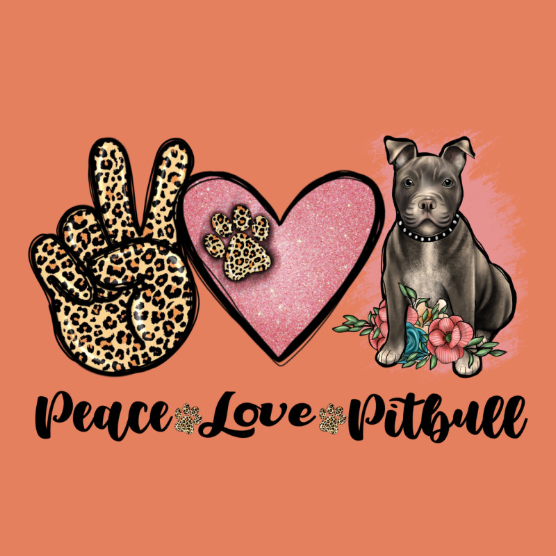 Peace Love Pitbull Classic Tee by JahusDesignShop | Teevron