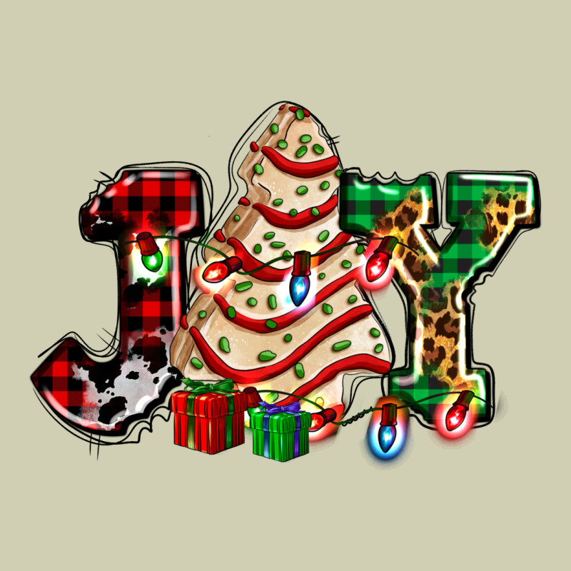 Joy With Christmas Tree Cake Ado Heavy Core Tee by AdoDesignShop | Teevron