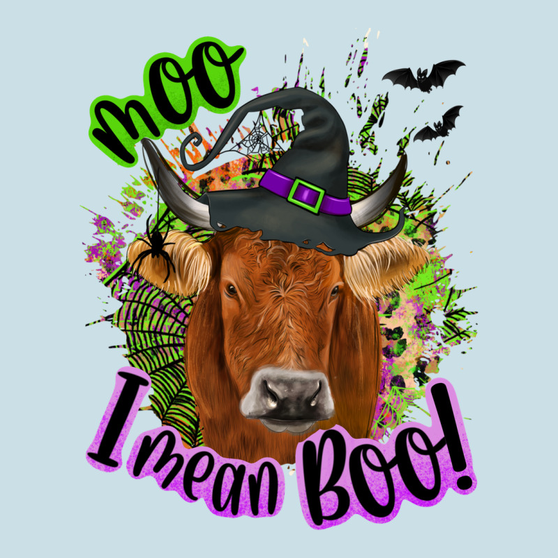 Moo I Mean Boo Cow Ladies Tee by NancyCooperArtShop | Teevron