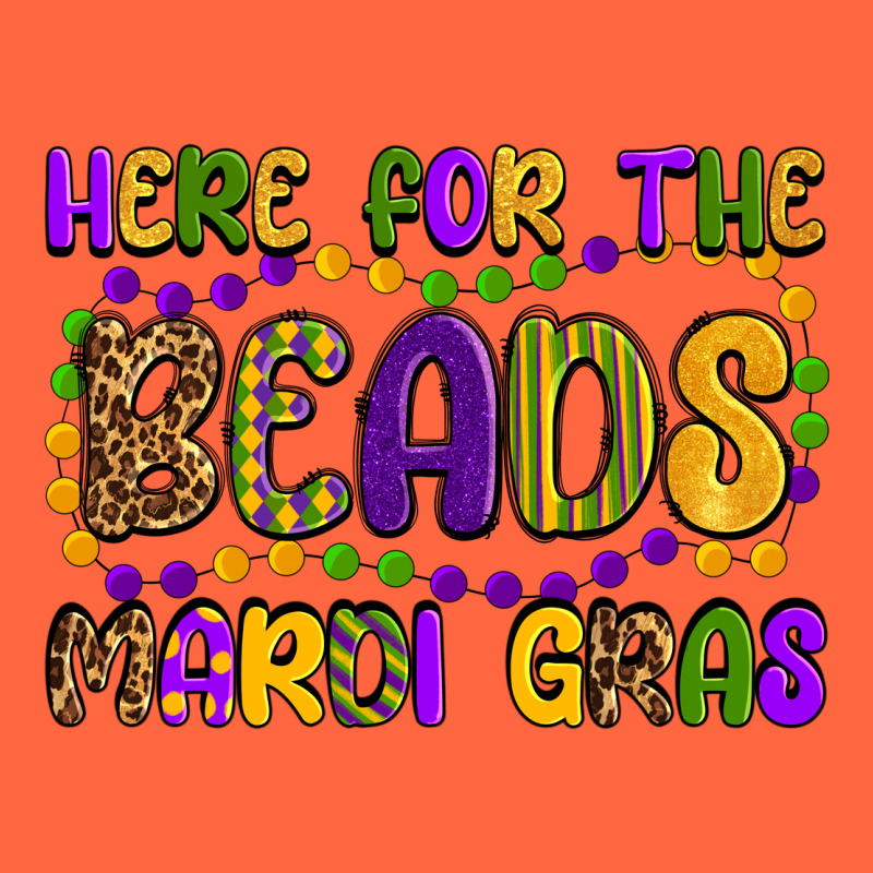 Here For The Beads Mardi Gras Premium Hoodie by OliviaCreatesArt | Teevron