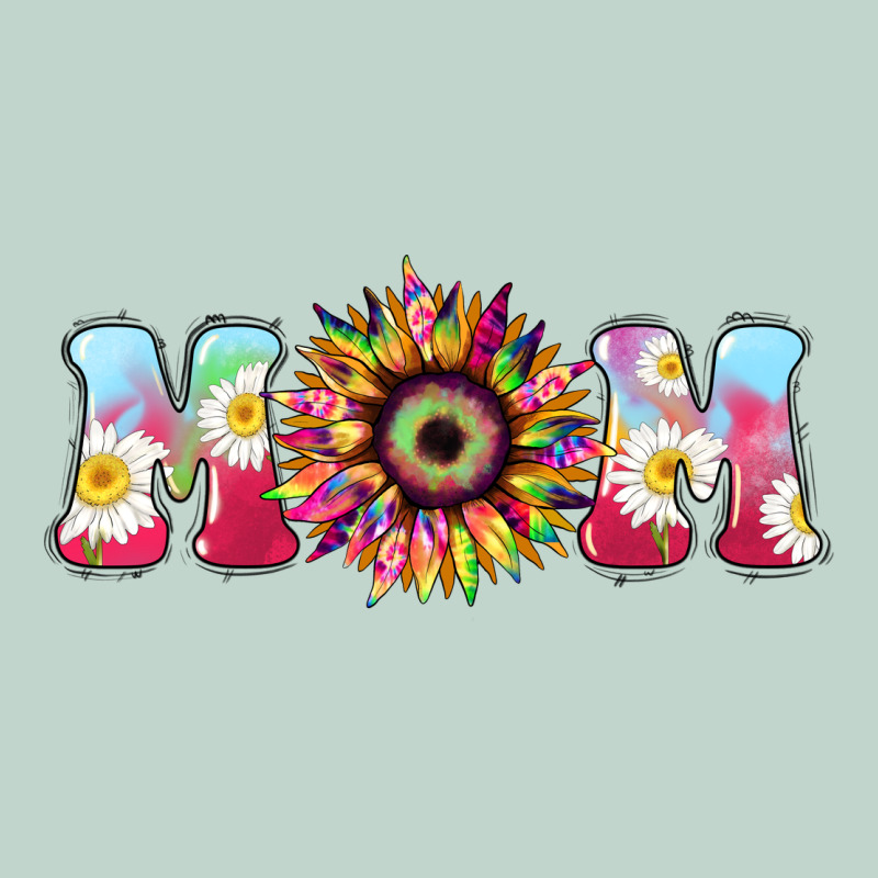 Tie Dye Sunflower Mom Mother's Day Zipper Hoodie by HowdyJamesFarm | Teevron