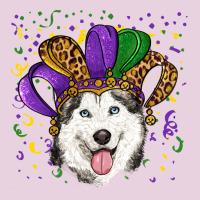 Mardi Gras Hat Husky Ladies Tee | Teevron
