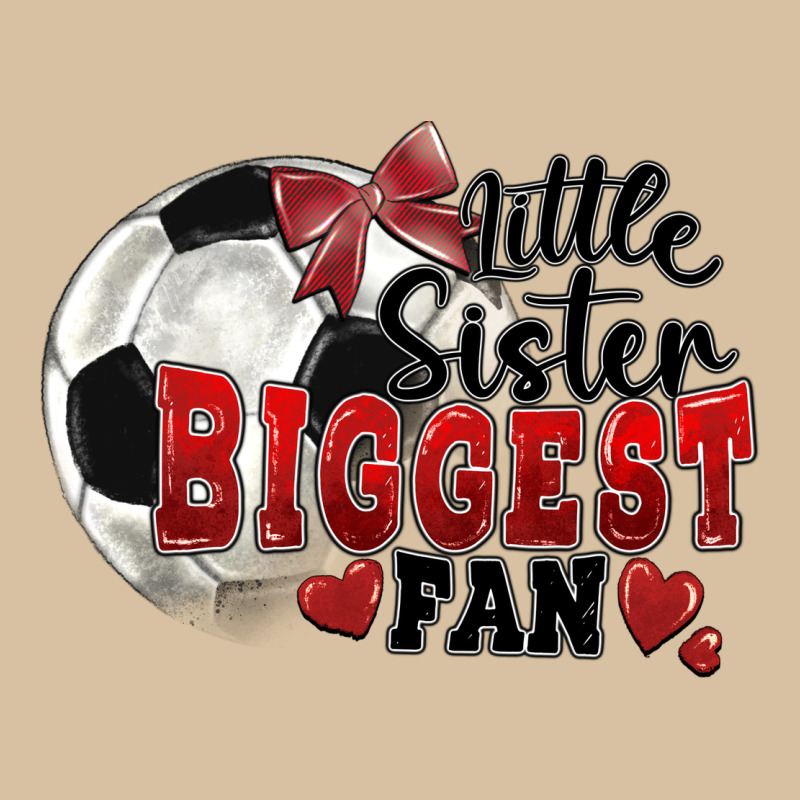 Little Sister Biggest Fan Soccer Heavyweight Hoodie by FaDigitalArtStudio | Teevron