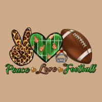 Peace Love Football Vintage Hoodie | Teevron