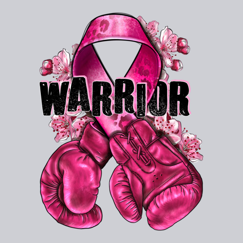 Warrior Breast Cancer With Boxing Gloves Heavyweight Sweatshirt by NancyCooperArtShop | Teevron