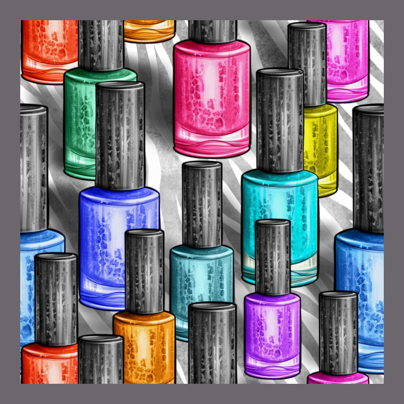Colorful Nail Polish Seamless Pattern Bbs Premium Sweatshirt by BundleAndBundleShop | Teevron