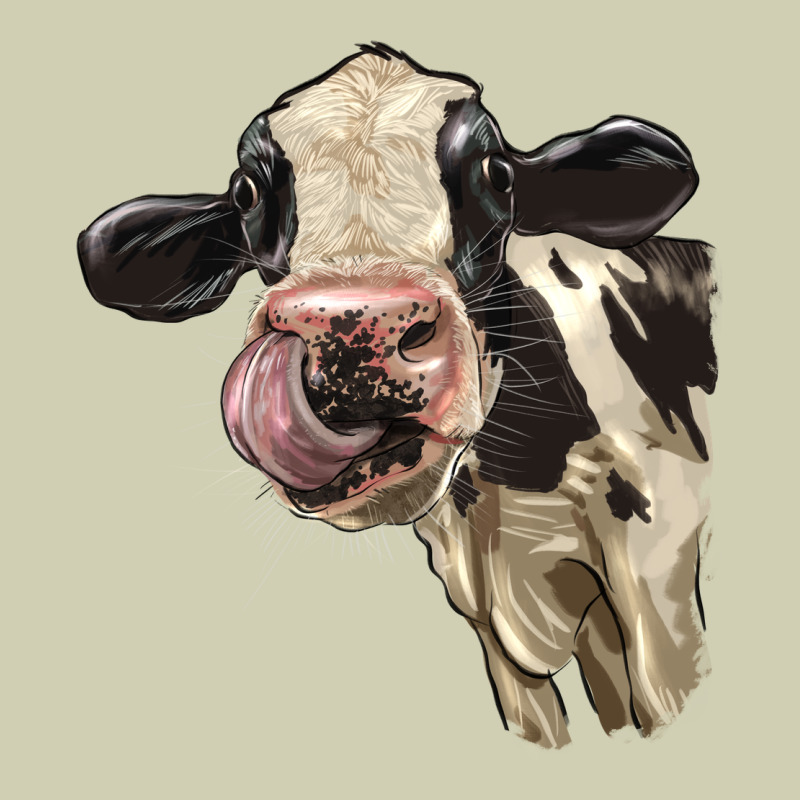 Cute Holstein Heifer Heavy Core Tee by LillyAllenDesigns | Teevron