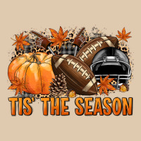 Tis' The Season Football Black Helmet Heavyweight Sweatshirt | Teevron