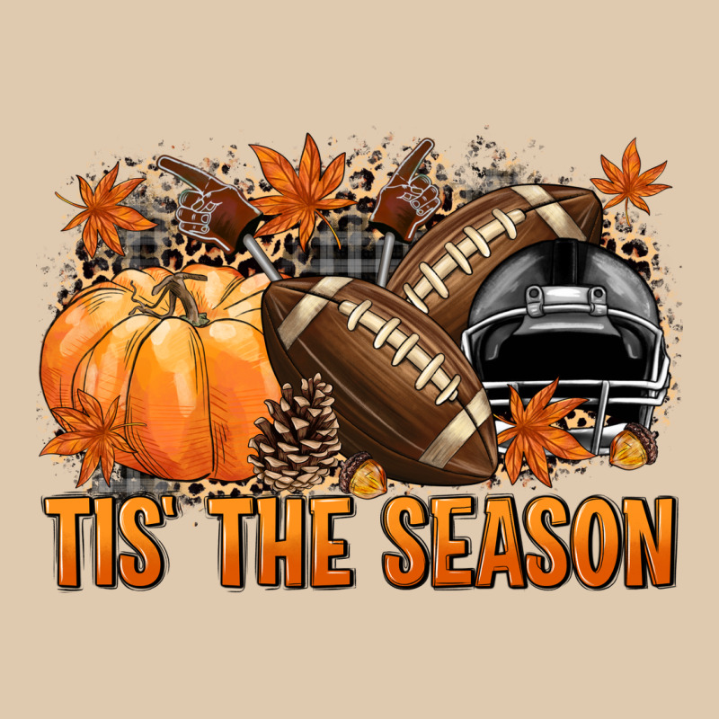 Tis' The Season Football Black Helmet Heavyweight Sweatshirt by NancyCooperArtShop | Teevron