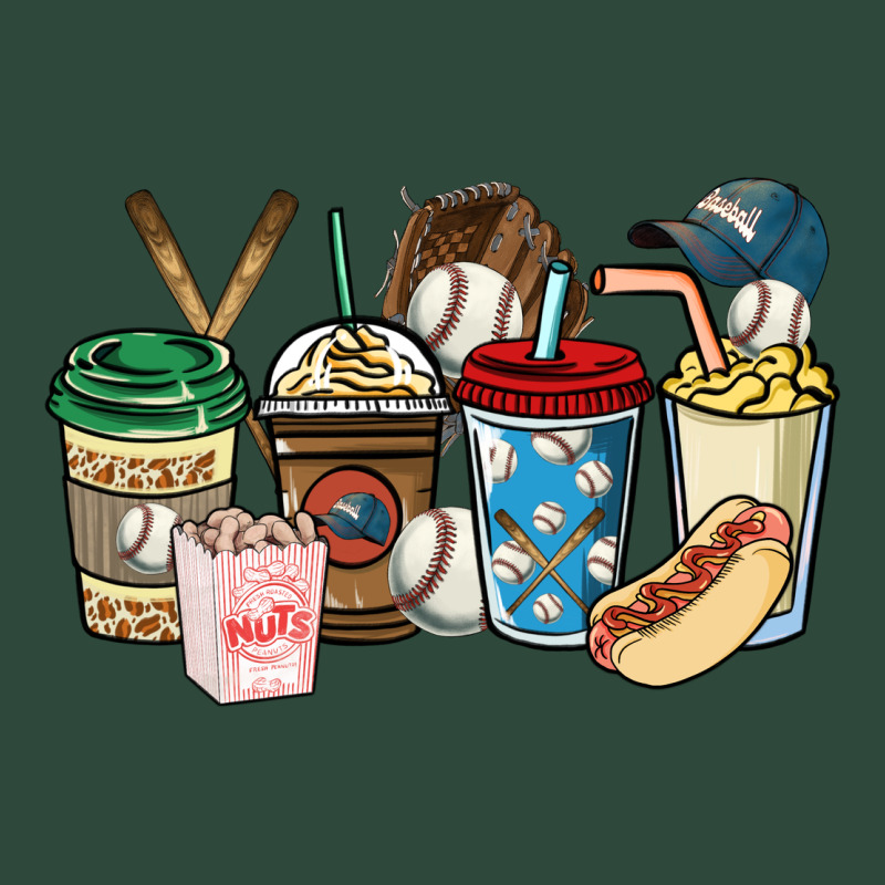 Baseball Coffee Cups Zipper Hoodie by HowdyJamesFarm | Teevron